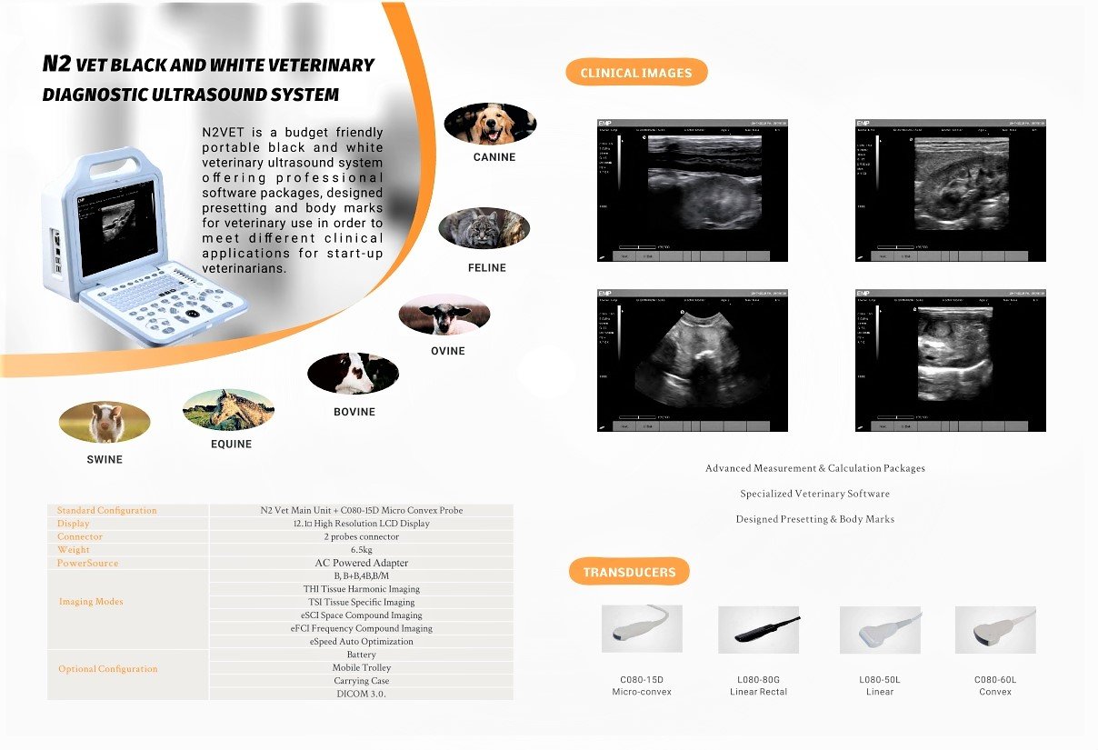 VET EMP N2 Highly professional Ultrasound machine